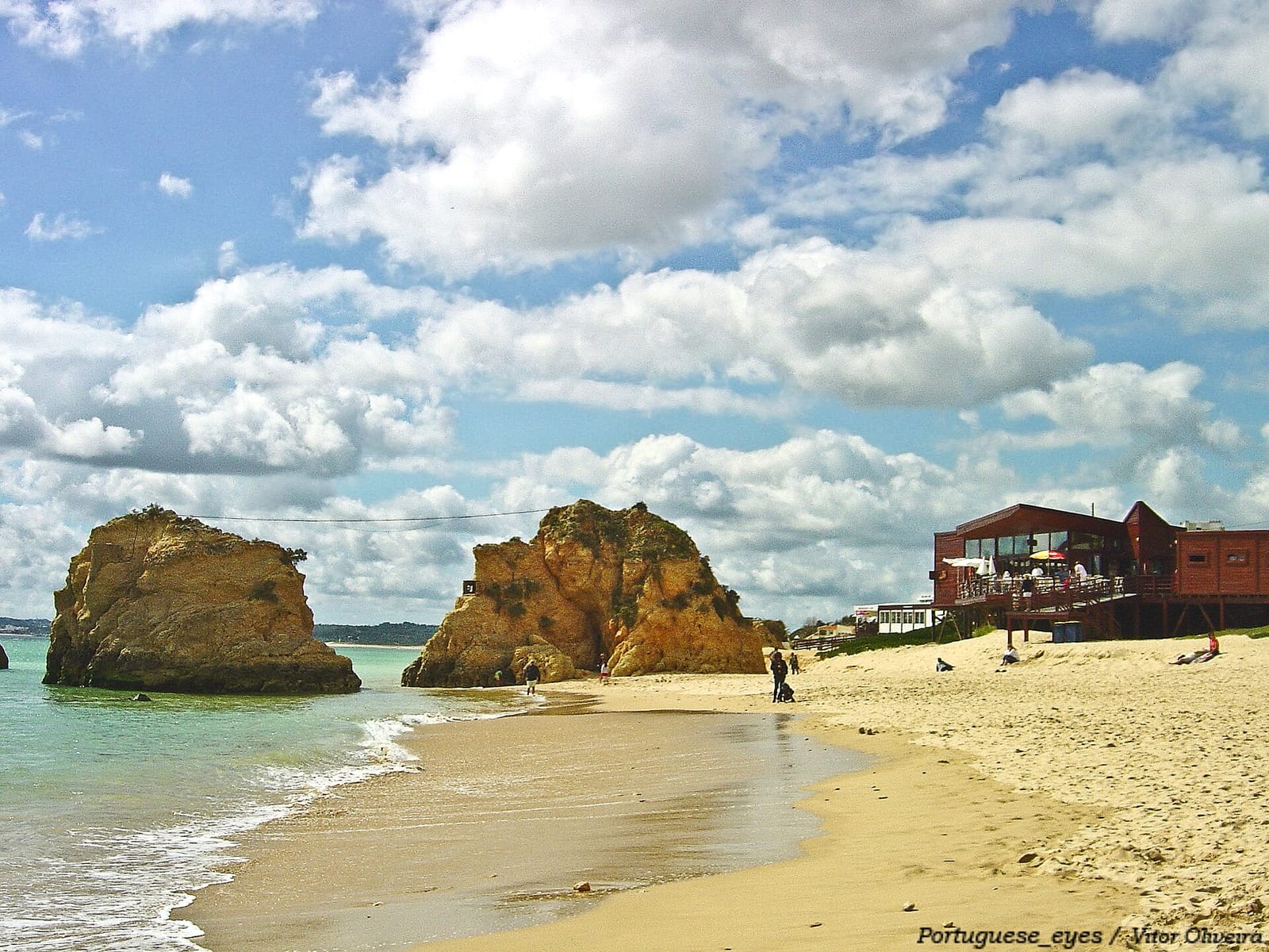 Praia dos Três Irmãos, Portugal — beach